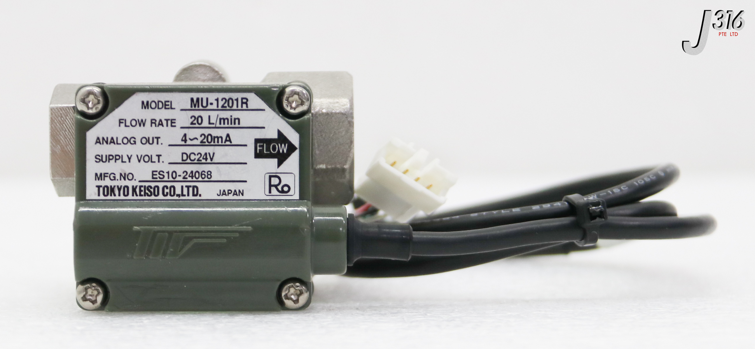 38210 TOKYO KEISO FLOW METER 20L/MIN W-2R35-D1-F | eBay